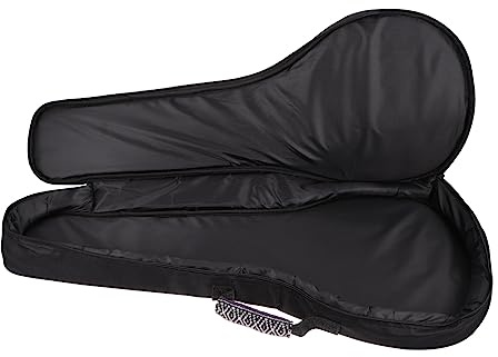 SAFIGLE Mandolinen Tragetasche Rucksack Ethno Stil Mit Gepolsterten Schulterriemen Und Weichem Futter Praktische Instrumententasche Mit Zubehörtasche Für Mandoline