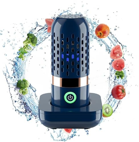 Sanon Portable Fruit & Vegetable Washing Machine, USB Rechargeable Cleaner Device For Raw Food