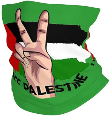 GQWJKSZ Free Palestine -5 Cache-cou sans couture, écharpe bandana, couvre-visage, masque de protection UV, couvre-chef pour moto, cyclisme, équitation, course à pied