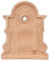 Biscottini Frontone per Fontana da Giardino Esterno L37,5xPR3,5xH47,7 - Frontone per Fontana da Giardino - Arredo Giardino in Terracotta Toscana - Giardino Arredo Esterno Made in Italy