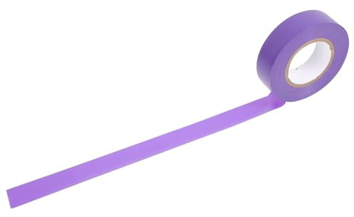 TOKIDNY Cinta Aislante Eléctrica Profesional Morada De Pvc 19 Mm x 20 m Resistente Al Frío, Calor, Humedad y Llama Para Reparación y Protección De Cables Eléctricos