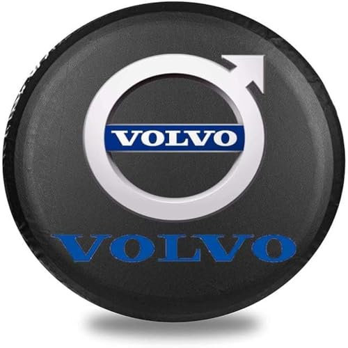JABBNGD Auto Ersatzradabdeckungen, für Volvo XC60 XC90 S90 S60 Waterproof Reserveradabdeckung Staubdicht Reifenschutzhülle Reserveradhülle,16inch