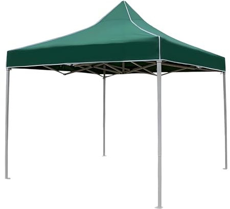 CTREVL Tonnelle de Jardin Tente, Tonnelle Pliante Imperméable Hauteur Réglable, Chapiteau de Jardin Exterieur Facile à Ranger pour Le Camping en Plein Air Le Barbecue Le Parc La Plage(Vert,2x2m/6.5x6.
