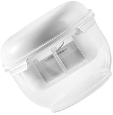 Mipcase Passoire à Yaourt Maison Ronde 1l Mailles Fines Plastique Blanc Filtration Rapide Lait Végétal Fromage Yaourtière Usage Domestique
