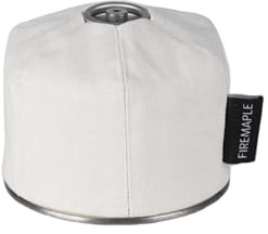 Fire-Maple G2 Gas Canister Cover, Heat-Resistant Protective Sleeve, White