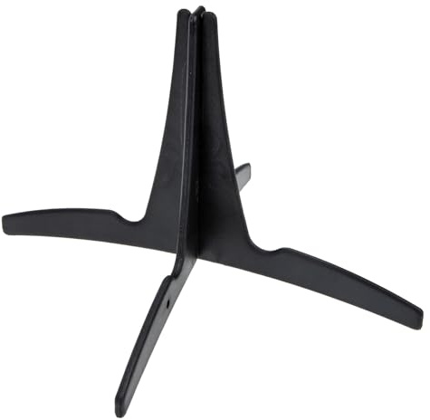 Cabilock Supporto Portatile Base a Quattro Gambe Antiscivolo in Plastica Nera per Clarinetto e Oboe per Uso Interno ed Esterno
