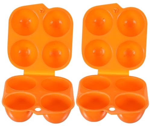 GARVALON 2 Stück-pack Eieraufbewahrungsboxen Aus Pp Kunststoff Mit Deckel Für Kühlschrank Wiederverwendbarer Eierhalter Organizer Für Sichere Aufbewahrung Zu Hause Und Unterwegs