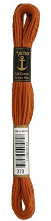 Anchor Mattstickgarn, 4335000-00370, Farbe:krokant, Stickgarne