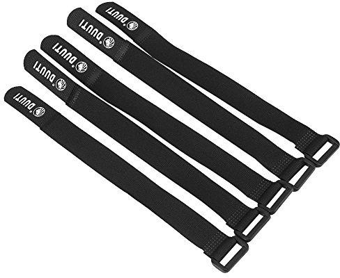 Elastic Bike Strap, 5 PCS/Set Road Bike Pump Strap Band Bicycle Straps Reusable Multi Purpose Adjustable Hook and Loop Cable Ties Downs Fastening Securing Straps(Black)