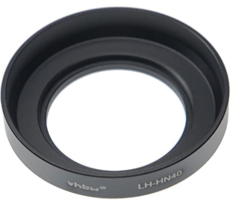 vhbw Gegenlichtblende kompatibel mit Nikon Nikkor Z DX 16-50 mm | 1:3,5-6,3 VR 46mm Objektiv Schwarz, Aluminium, Rund, 7,2 cm