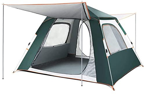 4-6 personers tält，Mångsidigt snabbautomatiskt öppningsbart campingtält，Tredimensionella ventilationsmarkiser Strandtält，Enkel installation