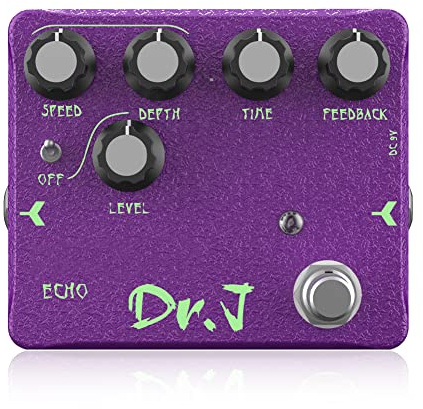 JOYO Delay Pedal Echoes Digital Multi Delay Pedal with Modulation for Electric Guitar Effects High-end Edition Dr.J Series (D54)