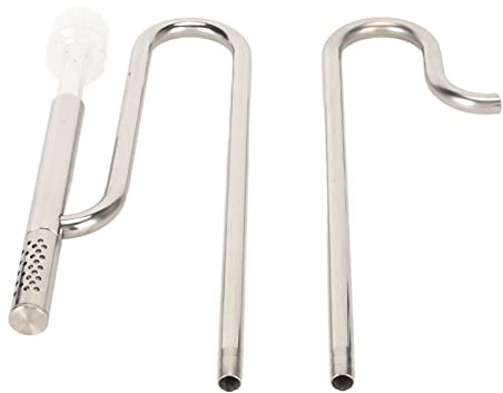 Lily Pipe, Juego de Tubos de Flujo de Entrada y Salida de Rotación de 360 ​​grados para Evitar la Corrosión, Soporte Acrílico para Skimmer de Superficie para Filtro de Acuario (Entrada de agua de 16