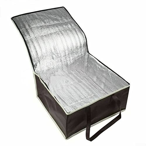 HEIBTENY Bolsa térmica para pizza, resistente al agua, calentador de camping, bolsa térmica para pizza, bolsa térmica para pizza (46 L), Como se muestra en la imagen.