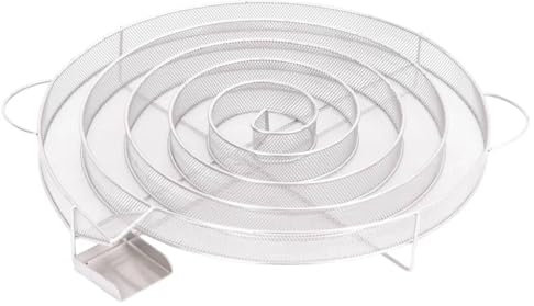 vidaXL Générateur de Fumée Froide, Fumoir à Froid pour Viande, Boîte de Fumoir pour Barbecue Poisson Fromage, Rond Acier Inoxydable