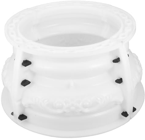 SUPVOX Molde para macetas de hormigón, arcilla de hormigón, maceta suculenta, molde grande para urna epoxi, molde para hacer macetas, molde para jarrón, beige, 1