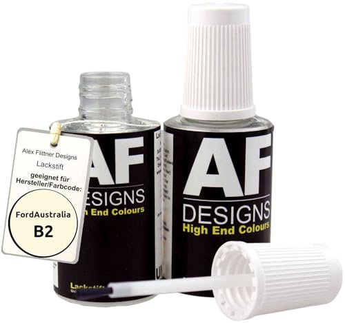 Alex Flittner Designs Lackstift Set kompatibel mit FordAustralia B2 Moroccan Beige schnelltrocknend 2x20ml Autolack
