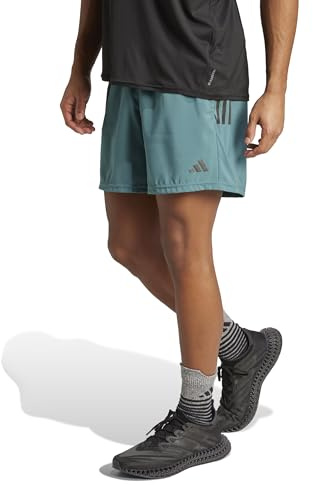 adidas Herren Own The Run Shorts, preloved Teal, M 9 inch