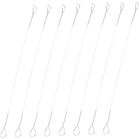 Ciieeo 8pezzi Filo Di Ricambio Per Affettare Formaggio in Acciaio Inossidabile Filo Per Tagliare Formaggio Per Affettatrice Per Portatile