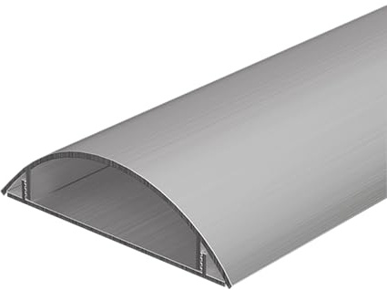 YLLSMGS Canaleta Cables Suelo para El Suelo Pasacables Suelo de Aluminio Adhesivo para Ocultar Cables en El Suelo para Pared(39 * 11.5mm/1.5 * 0.45in)