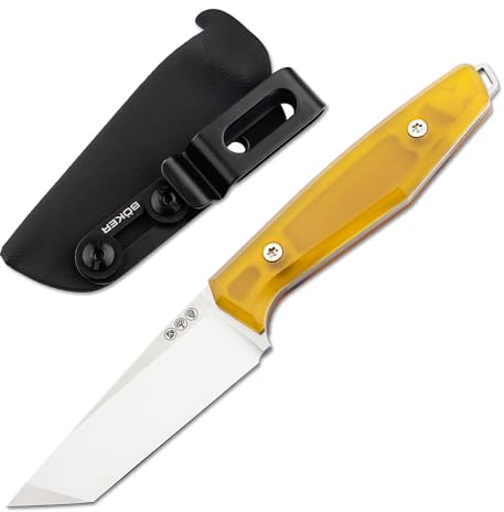 BÖKER SOLINGEN Daily Knives AK1 Amercian Tanto Messer mit MagnaCut Klinge - Pfadfinder Fahrten-Messer- EDC Taschenmesser feststehend mit Kydex-Scheide & Clip - Made in Germany