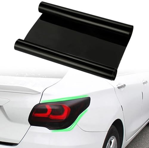 MSMDG Elbstklebende Auto-Tönungsfolie für VW Transporter T5 & T6/6.1, Selbstklebende Scheinwerfer Taillights Tönung Vinyl Film, Dekoration Aufkleber,30 * 150 cm