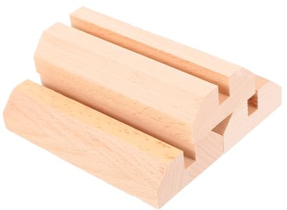 Cabilock 3 Pièces Support de Carte Bois Porte Cartes de Table Multifonctionnel avec Base Bois pour Menus Calendriers et pour Mariages Fêtes et Décorations de Maison Slot
