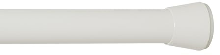 Asta per tende estensibile senza foratura, Ø28 mm in metallo, facile installazione, aste per tende Premium CINTACOR Colore Bianco 140-250 cm