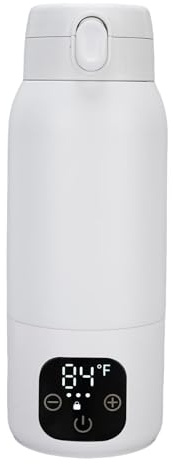 Acouto Build in Acciaio Inossidabile del Bollitore Elettrico, Riscaldamento Rapido e Temperatura Regolabile, Design Compatto per il Campeggio e Automobile in Auto da Viaggio, Bollitore Elettrico da