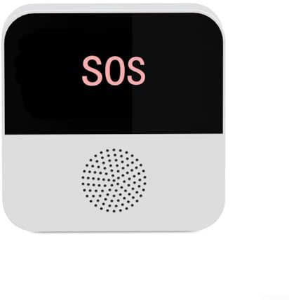 Zilimontt WiFi Elderly Caregiver Pager Kit with SOS Button, Door Bell and Magnetic Alarm Sensor for Home Security and Senior Care Assistance