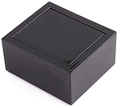 Buxuaaaa Överdrag roterande manschettknappar låda bärbara smycken för fodral liten förpackning presentförpackning mode smycken organiserare Dur gåvor lådor tomma för kvinnor mödrar dotter