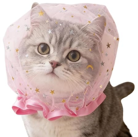 Soft Breathable Mesh Dog Muzzle&Cat Muzzle,Lightweight Summer Hat Hood Net