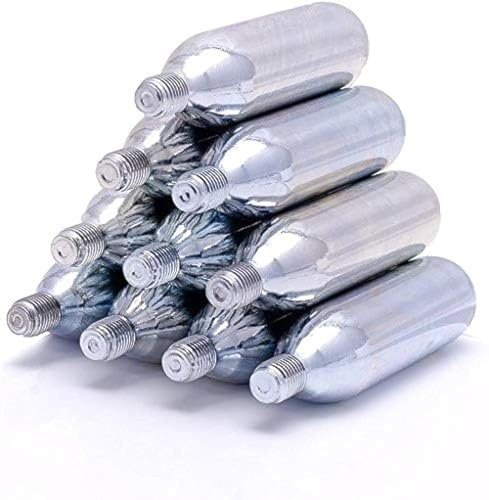 Mosa 16 g gängade CO2-patroner, silver