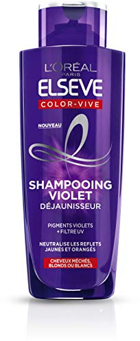 L 'Oréal Paris elsève Color-Vive Champú Violet Déjaunisseur 200 ml – juego de 4