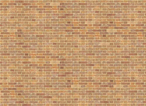 Melody Jane Dolls House Old Red Brick Paper Miniature Print Exterior Wallpaper 1:12 Scale
