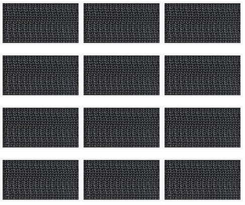 INDIAN STORE 24 12X (25,4mm x 50mm) Dual lock SJ3550 adhäsive band dünn extra stark klebepads Hochleistung wasserfest ablösbar rückständelos Klettpunkte Klebeband Klebestreifen