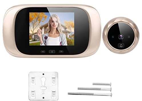 Peephole Camera, Video Doorbell, Night Vision Doorbell with Camera with 2.8 Inch Tft LCD Display Loop Recording Function