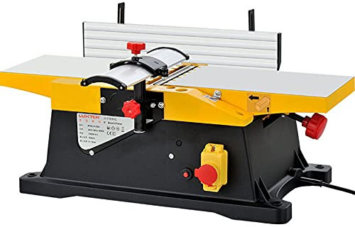 Multifunctional Jointers Woodworking Benchtop Jointer - 1800W 6 Inch, Heavy Duty Planer at 12000 RPM/min - Efficient Jointer Planer for Woodworking Projects