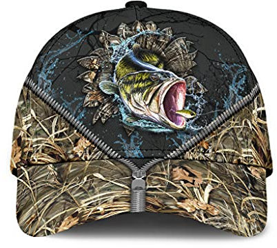 501 Trucker Kappe Angeln Camno Blumenfischer Fischliebhaber Vintage Braun Einzigartige Geschenkidee Unisex Baseball Cap Vintage Leicht Abwaschbar Visier Hut Für Kletter Wander