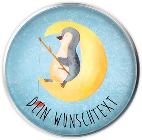 Mr. & Mrs. Panda Waschbecken Abfluss Pinguin Mond - Personalisierte Geschenke, Pinguine, Selbst Gestalten, Angel, Spruch, Süßigkeiten, Stopfen, Stöpsel, Wunschtext, Personalisierung, Neugierig