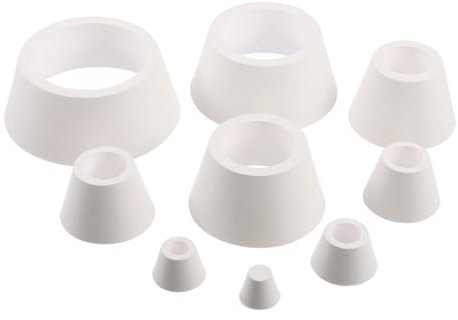 MUSISALY Trichteradapter Mit Gummikragenfilter Set Für Verschiedene Hochwertiges Gummi Mit Guter Elastizität Glatter Oberfläche Und Hoher Strapazierfähigkeit