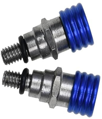 Motorrad Gabelentlüfter Für 200EXC 2008-2016 250EXC 2008-2019 M4x0,7 Motorrad-Gabel-Entlüftungsventile(Blau)