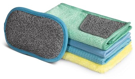 E-Cloth Essential Starter Pack, Reusable Cleaning Cloth Kit