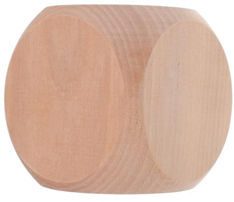 Garneck Dadi in Legno Vuoti Con Angoli Arrotondati Per Giochi Lavoretti Fai Da Te e Feste Cubetti Artigianali Resistenti e Versatili Per Progetti Creativi e Accessori Per Giochi Da Tavolo