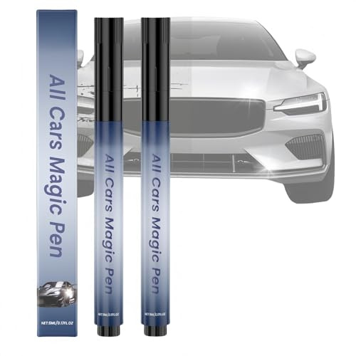 2pcs All Cars Magic Pen for Car Scratches,Car Scratch Repair Pen Set,C/ar Scratch Remover,S/cratch Remover Kit for C/ars,Quick Fix f/or Scratches and Paint Damage,C/ar Paint P/en,Touch up P/aint