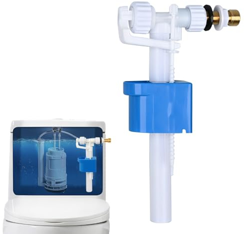 XPEX Valvola di riempimento per cassetta di scarico WC, universale, G1/2”, raccordo ricambio per cassetta di scarico WC