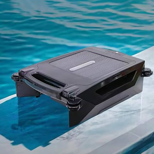 ZXINXIN Limpiafondos automático robótico para Piscinas, Skimmer Solar Piscinas con Motor sin escobillas, recolección de residuos, indicador Luminoso y Siste-ma prevención obstáculos Piscinas.