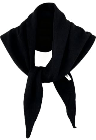 LAOYEFACAI Schal Damen Winter Schal Weicher Woll Schal Uni Dreieckstuch Halstuch Warme Strickware & Tücher Geschenke für Frauen Leichtes großes Tuch