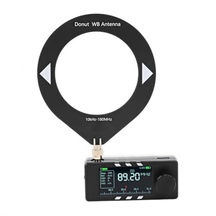 Cuifati Récepteur Mini Si4732 avec Amplificateur de Casque Radio DSP Pleine Bande, écran Couleur IPS HD 1,9 Pouces Récepteur de Radios AM FM Portable pour la Marche, la Randonnée et Le