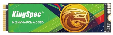 KingSpec M.2 NVMe PCIe Gen4 SSD - Up to 7400MB/s Read, Championship Edition, 3D NAND Flash, Ideal for PS5, Gaming PC & Laptop Upgrade (1TB)